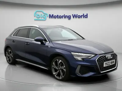 Used Audi A3 S-Line 148 HP (108 kW) 2022 Blue Sedan