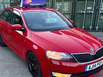 Used Skoda Rapid Elegance 90 HP (66 kW) 2014 Red Hatchback