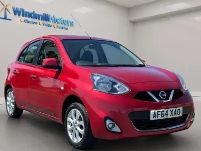 Used Nissan Micra Acenta 80 HP (58 kW) 2014 Red Hatchback