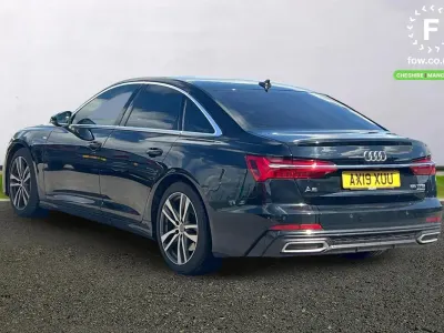 Used Audi A6 S-Line 340 HP (250 kW) 2019 Black Sedan