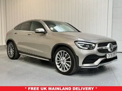 Used Mercedes GLC300 AMG Line Premium 245 HP (180 kW) 2021 Silver Coupe