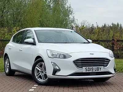 Gebraucht Ford Focus Zetec 120 PS (88 kW) 2019 Weiß Kleinwagen