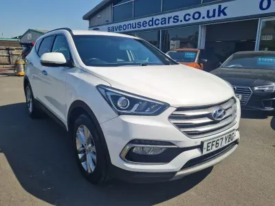 Used Hyundai Santa Fe Premium 197 HP (144 kW) 2018 White SUV
