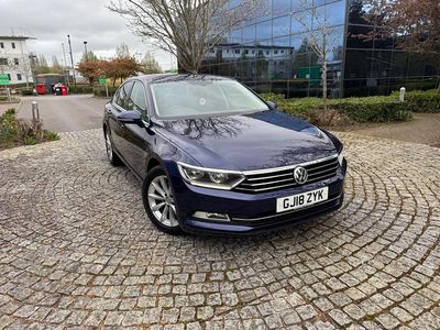 Used VW Passat Business 150 HP (110 kW) 2018 Blue Sedan