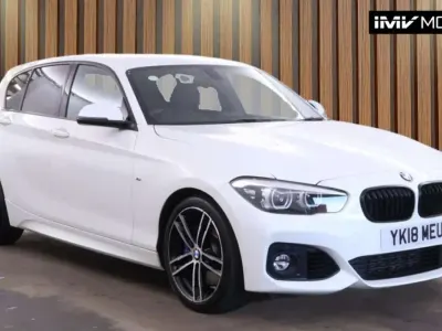 Used BMW 118 M Sport 136 HP (100 kW) 2018 White Hatchback