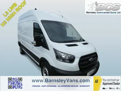 Used Ford Transit 105 HP (77 kW) 2022 White Van