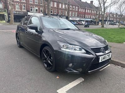 Used Lexus CT200h Sport Line 136 HP (100 kW) 2016 Black Hatchback
