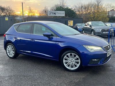 Used Seat Leon XCELLENCE 125 HP (91 kW) 2017 Blue Hatchback