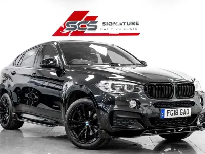 Used BMW X6 M Sport 258 HP (189 kW) 2018 Black SUV
