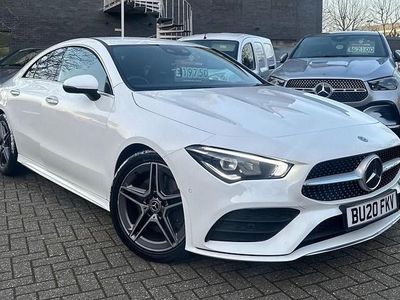 Used Mercedes CLA200 AMG Line Premium 163 HP (119 kW) 2020 White Coupe