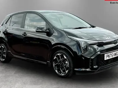 Used Kia Picanto GT-Line S 69 HP (50 kW) 2025 Black Hatchback