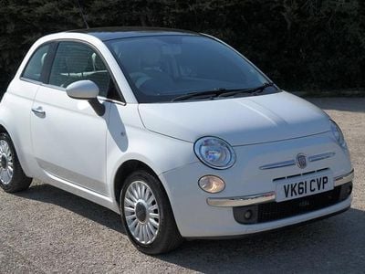Used Fiat 500 Lounge 69 HP (50 kW) 2011 White Hatchback