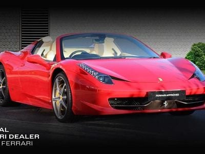 Used Ferrari 458 570 HP (419 kW) 2012 Red Cabriolet