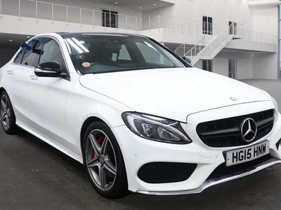 Used Mercedes C250 AMG Line Premium Plus 204 HP (150 kW) 2015 White Sedan