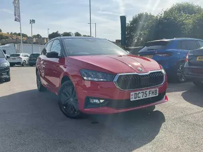 Used Skoda Fabia Design Edition 85 HP (62 kW) 2026 Red Hatchback