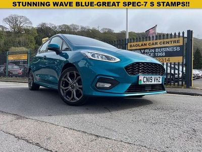Used Ford Fiesta ST-Line 125 HP (91 kW) 2019 Blue Hatchback