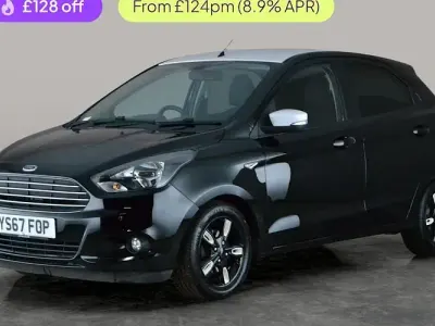Used Ford Ka Plus Zetec 86 HP (63 kW) 2017 Black Hatchback