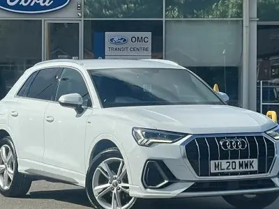 Used Audi Q3 S-Line 150 HP (110 kW) 2020 White SUV