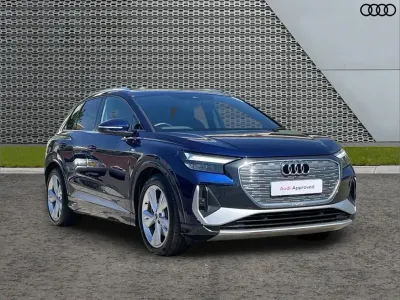 Used Audi Q4 e-tron S-Line 206 kW (281 HP) 2024 Blue SUV