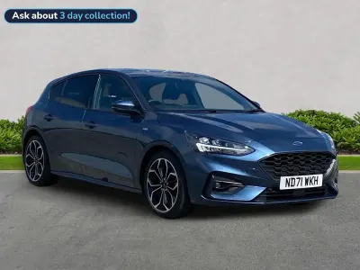 Used Ford Focus ST-Line X 125 HP (91 kW) 2021 Blue Hatchback