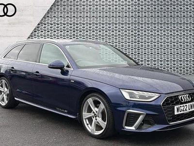 Used Audi A4 S-Line 163 HP (119 kW) 2022 Blue Estate