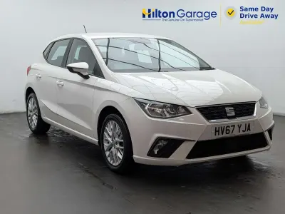 Used Seat Ibiza SE 95 HP (69 kW) 2017 White Hatchback