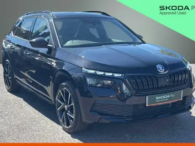 Used Skoda Kamiq Monte Carlo 110 HP (80 kW) 2023 Black magic pearl effect SUV