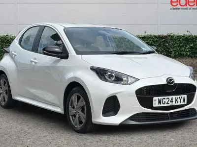 Used Mazda 2 Exclusive-Line 116 HP (85 kW) 2024 White Hatchback