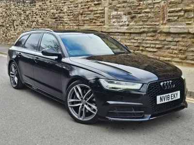 Used Audi A6 Black Edition 320 HP (235 kW) 2018 Black Estate