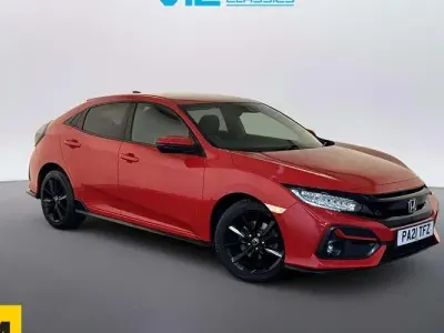Used Honda Civic Sport 182 HP (133 kW) 2021 Red Hatchback