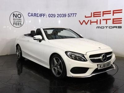 White Used 2018 Mercedes C220 AMG line Cabriolet | £16,988 (Good price)