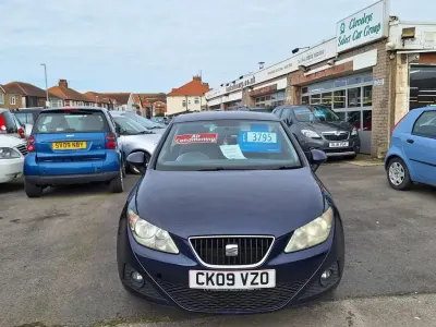 Usado Seat Ibiza SE 85 HP (62 kW) 2009 Azul Citadino
