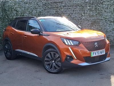 Used Peugeot e-2008 GTi 100 kW (136 HP) 2021 Orange SUV