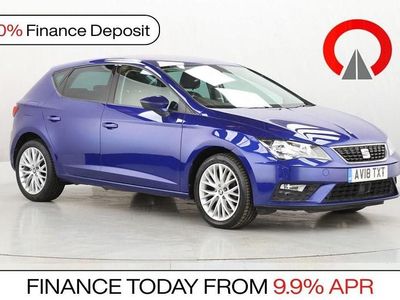 Used Seat Leon SE Dynamic 110 HP (80 kW) 2018 Blue Hatchback