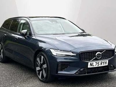 Blue New 2025 Volvo V60 Ultra Estate | £46,500 (Expensive)