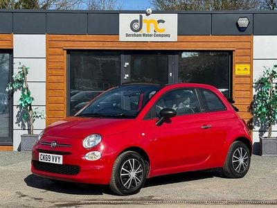 Used Fiat 500C Pop 69 HP (50 kW) 2019 Red Cabriolet