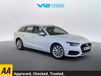 Begagnad Audi A4 Advanced 163 HK (119 kW) 2020 Vit Kombi