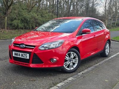 Used Ford Focus Titanium 125 HP (91 kW) 2014 Red Hatchback
