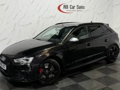 Used Audi RS3 Comfort 2015 Black Sedan