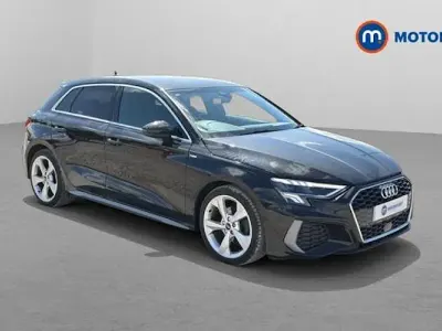 Used Audi A3 Sportback S-Line 110 HP (80 kW) 2023 Black Hatchback