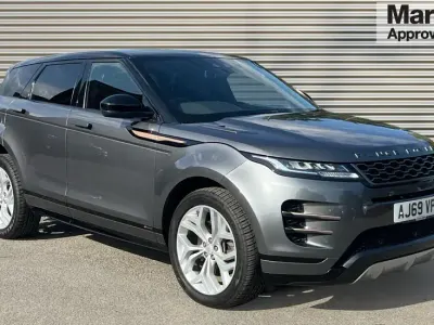 Used Land Rover Range Rover evoque R-Dynamic 240 HP (176 kW) 2019 Eiger grey metallic SUV