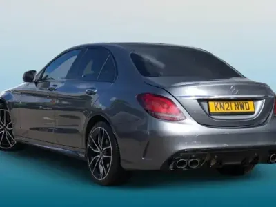 Used Mercedes C300 AMG Line Premium Plus 258 HP (189 kW) 2023 Blue Sedan