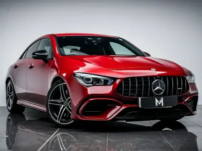 Used Mercedes CLA45 AMG AMG 421 HP (309 kW) 2021 Red Coupe