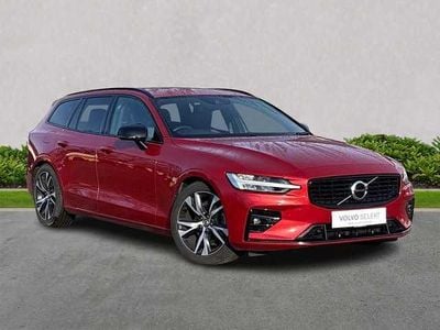 Red Used 2021 Volvo V60 R-Design Estate | £24,625 (Fair price)