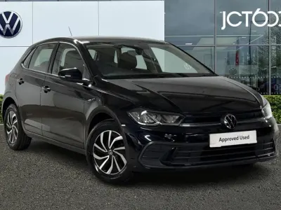 Used VW Polo Life 95 HP (69 kW) 2022 Black Hatchback