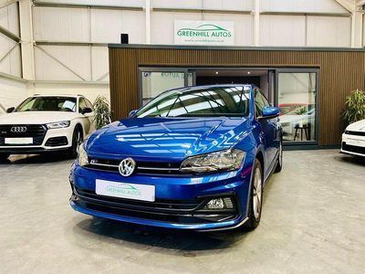 Blue Used 2018 VW Polo R-line Hatchback | £10,425 (Fair price)