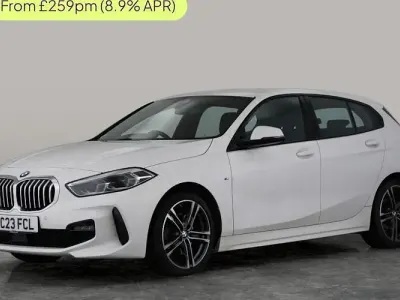 Used BMW 118 M Sport 136 HP (100 kW) 2023 White Hatchback
