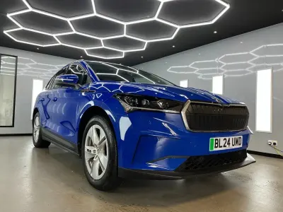 Used Skoda Enyaq iV 150 kW (204 HP) 2024 Blue SUV
