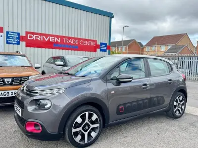 Used Citroën C3 PureTech 82 HP (60 kW) 2018 Grey Hatchback