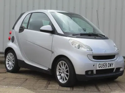 Begagnad Smart ForTwo Coupé Passion 2009 Silver Sportkupé